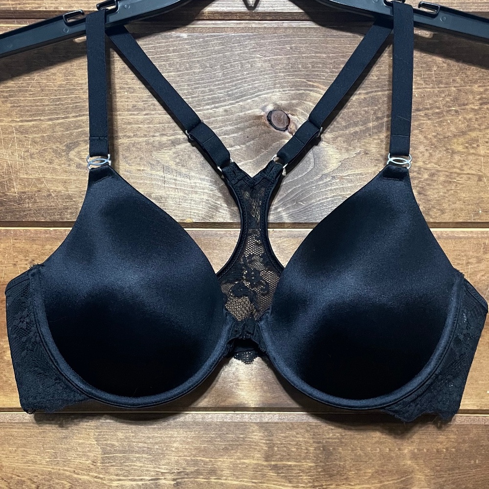 Black Racer Back Bra
